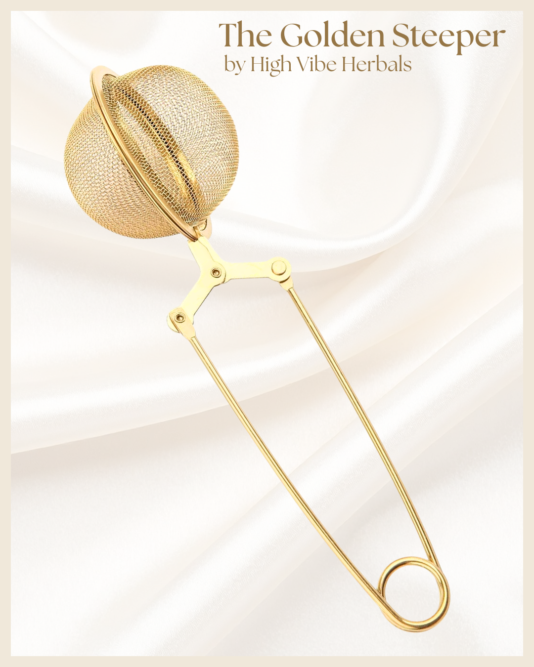 The Golden Steeper – Luxury Gold Tea Infuser